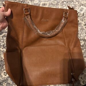 Lovevook Brown Tote Bag/Backpack